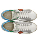 Philippe Prsx Low Mixage Pop White Orange Sneaker