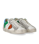 Philippe Prsx Low Mixage Pop White Orange Sneaker