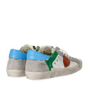 Philippe Prsx Low Mixage Pop White Orange Sneaker