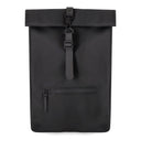Rains Black Rolltop Backpack