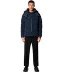 Save The Duck Albus Blue Hooded Padded Jacket