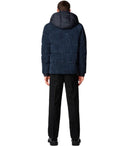 Save The Duck Albus Blue Hooded Padded Jacket