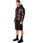 Save The Duck Edgard Brown Hooded Padded Jacket
