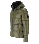 Save The Duck Edgard Green Hooded Padded Jacket