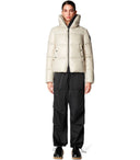 Save The Duck Isla Beige Cropped Padded Jacket