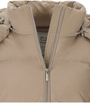 Save The Duck Isla Beige Cropped Padded Jacket