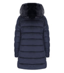 Guardar la chaqueta acolchada con capucha azul de Duck Matilda