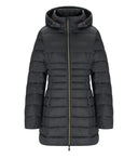 Save The Duck Reese Grey Hooded Padded Jacket