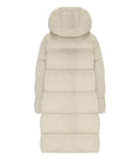 Save The Duck Sibyl Beige Hooded Padded Jacket