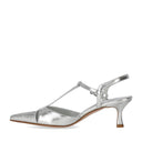 Sergio Levantesi Edvige Silver Backback Pump