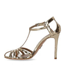 Sergio Levantesi Rita Gold Heeled Sandal