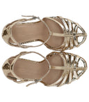 Sergio Levantesi Rita Gold Heeled Sandal