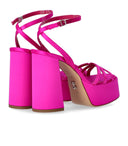 Sergio Levantesi Vanilla Fuchsia Heeled Sandal