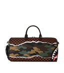 Sprayground Tear It Up Camo Duffle Bag