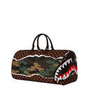 Sprayground Tear It Up Camo Duffle Bag