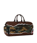 Sprayground Tear It Up Camo Duffle Bag
