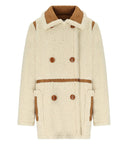 Stand Studio Chloe Ecru Double Breasted Jacket