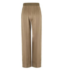 Stine Goya Beige Satin Wide Bein Hosen