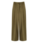 Stine Goya Ciara Black Wide Leg Trousers With Rhinestones