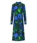 Stine Goya Millie Blue And Green Midi Dress