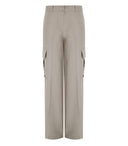 Stine Goya Olani Beige Wide Leg Trousers