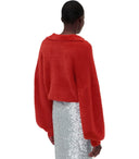 Stine Goya Red Polo Pullover