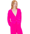 Stine Goya Suanne Fuchsia Cardigan