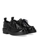 Strategia Black Lace Up Shoe