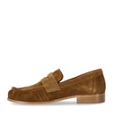 Strategia Cognac Suede Loafer