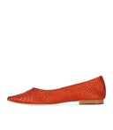 Strategia Liya Orange Ballet Flat Shoe