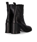 Strategia Nature Black Heeled Ankle Boot