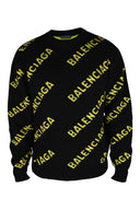 Balenciaga Logo Strickpullover