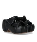 Themoirè Andromeda Black Platform Slide