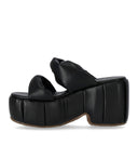 Themoirè Andromeda Black Platform Slide