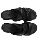 Themoirè Andromeda Black Platform Slide