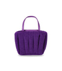 La borsa viola della spugna del corallo di Themoirè