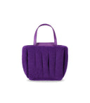 La borsa viola della spugna del corallo di Themoirè