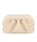 Themoirè Bios Paper Fringe Butter Clutch Bag
