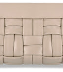 Themoirè Bios Weaved Vegan Almond Clutch