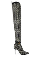 Balmain Raven Monogram Dij hoog
