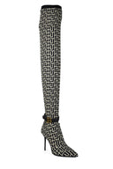 Balmain Raven Monogram Dij hoog
