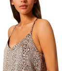Twinset Beige Animal Print Top