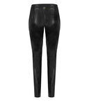Twinset Black Faux Leather Trousers