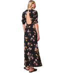 Twinset Black Floral Long Dress
