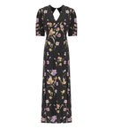 Twinset Black Floral Long Dress