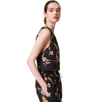 Twinset Black Floral Vest