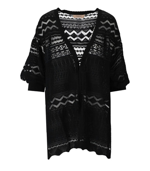 Twinset Black Lace Cardigan