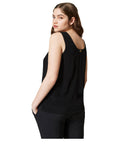 Twinset Black Silk Blend Top