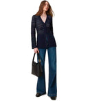 Twinset Blue Perforated Cardigan