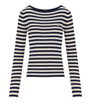 Twinset Blue White Striped Jumper